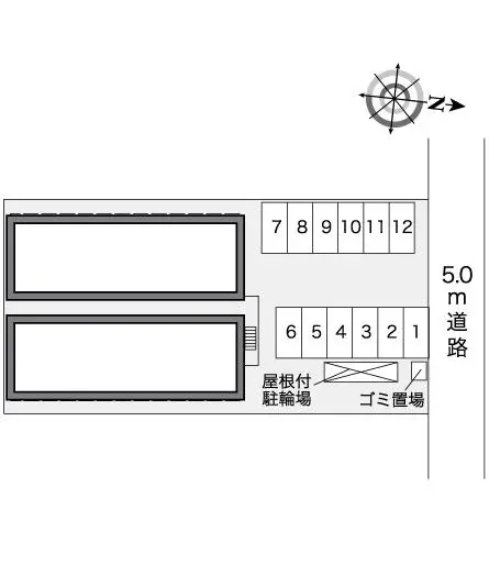 ★手数料０円★大阪市鶴見区安田　月極駐車場（LP）